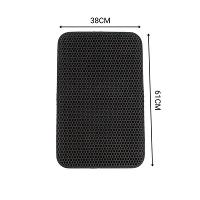 lionto tapis litière chat antidérapant en nid d’abeille facile à nettoyer