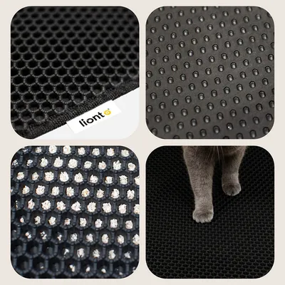 lionto Katzenstreumatte mit Wabenstruktur rutschfest und leicht zu reinigen