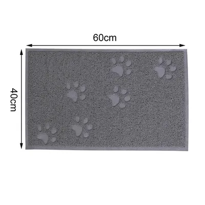 lionto Katzenstreumatte aus PVC rutschfest weich und leicht zu reinigen