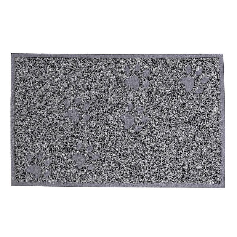 lionto tapis litière chat en PVC antidérapant doux et facile à nettoyer