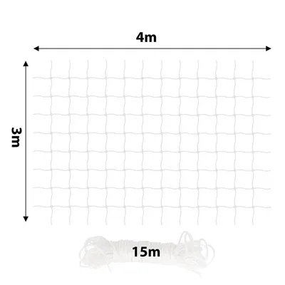 lionto filet de protection chat en nylon transparent, solide et adaptable