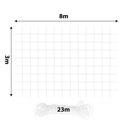 lionto filet de protection chat en nylon transparent, solide et adaptable