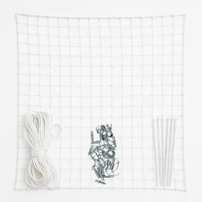 lionto transparentes Katzenschutznetz aus Nylon, flexibel anpassbar lionto transparentes Katzenschutznetz aus Nylon, flexibel anpassbar