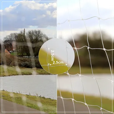 lionto transparentes Katzenschutznetz aus Nylon, flexibel anpassbar lionto transparentes Katzenschutznetz aus Nylon, flexibel anpassbar