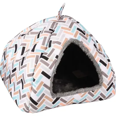 FLAMINGO Maison pour petits animaux Igloo Clavio 23x23x23 cm