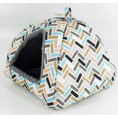 FLAMINGO Maison pour petits animaux Igloo Clavio 23x23x23 cm