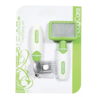 animallparadise - Set Démêlage carde douce et démêloir  pour Lapins, furets