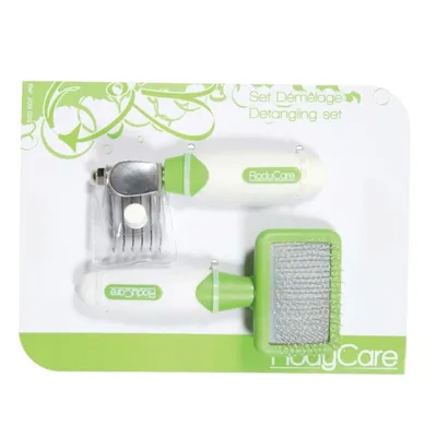 animallparadise - Set Démêlage carde douce et démêloir  pour Lapins, furets