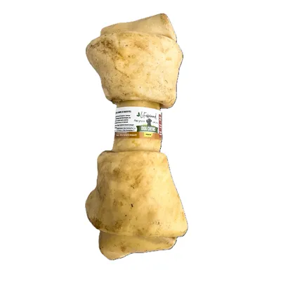 Lifebound Os à mâcher en cuir de veau, lot de 4, 23 cm