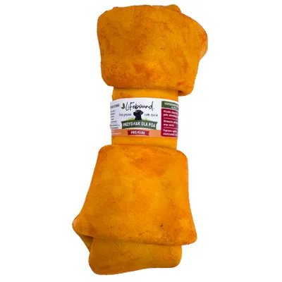 Lifebound Os à mâcher en cuir de veau, lot de 4, 23 cm