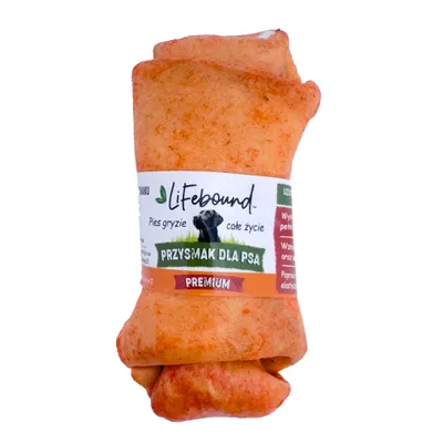 Lifebound Os à mâcher en cuir de veau, lot de 10, 10 cm