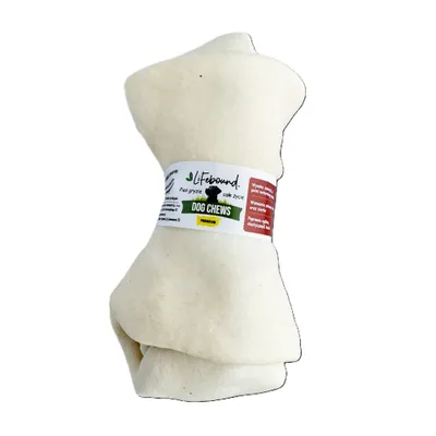 Lifebound Os à mâcher en cuir de veau, lot de 10, 17 cm Lifebound Os à mâcher en cuir de veau, lot de 10, 17 cm