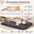 lionto orthopädisches Hundebett mit Memory-Schaum und abnehmbarem Bezug lionto orthopädisches Hundebett mit Memory-Schaum und abnehmbarem Bezug