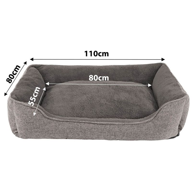 lionto coussin pour chien avec housse lavable et entrée confortable