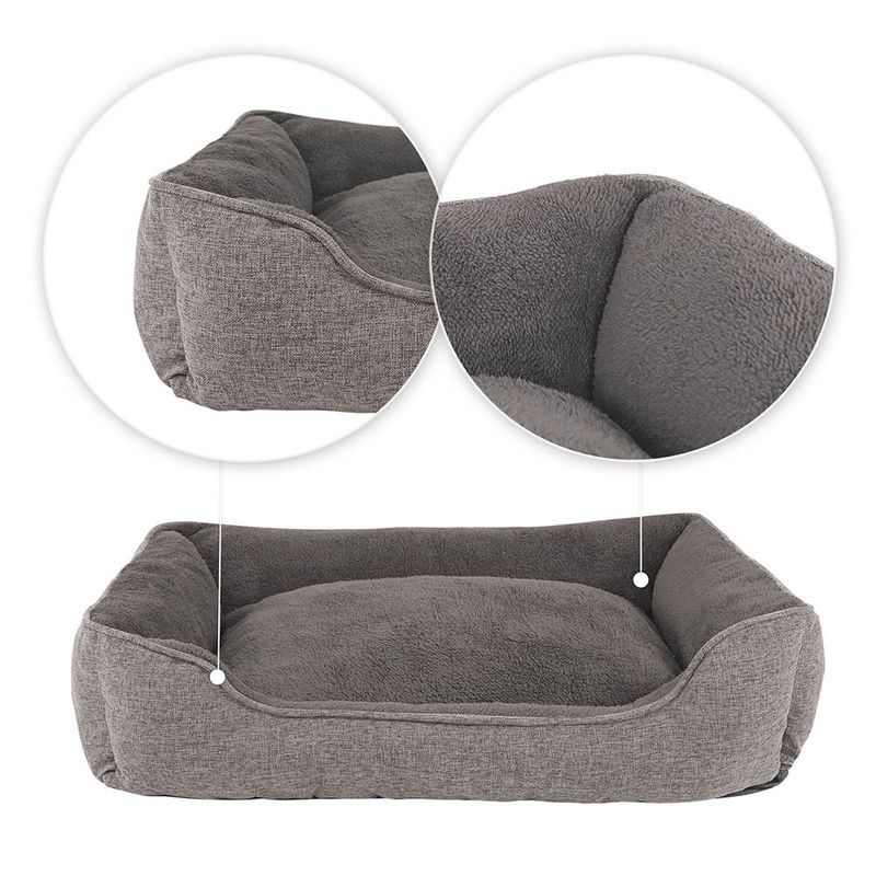 lionto coussin pour chien avec housse lavable et entrée confortable