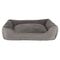 lionto coussin pour chien avec housse lavable et entrée confortable 110 x 80 x 17 cm, Gris