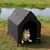 lionto lit pour chien extérieur surélevé avec toit, tissu Oxford résistant lionto lit pour chien extérieur surélevé avec toit, tissu Oxford résistant