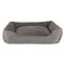 lionto coussin pour chien avec housse lavable et entrée confortable 90 x 75 x 17 cm, Gris