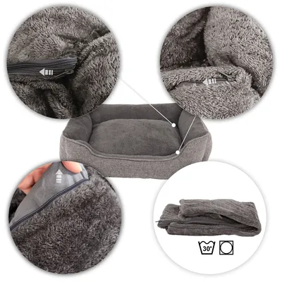 lionto coussin pour chien avec housse lavable et entrée confortable lionto coussin pour chien avec housse lavable et entrée confortable