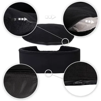 lionto panier pour chien en peluche avec coussin réversible lavable