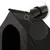 lionto lit pour chien extérieur surélevé avec toit, tissu Oxford résistant lionto lit pour chien extérieur surélevé avec toit, tissu Oxford résistant