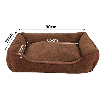 lionto coussin pour chien avec housse lavable et entrée confortable
