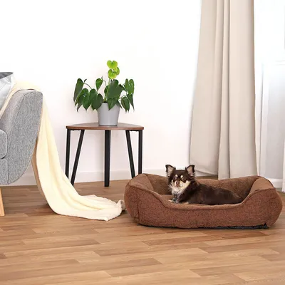 lionto coussin pour chien avec housse lavable et entrée confortable