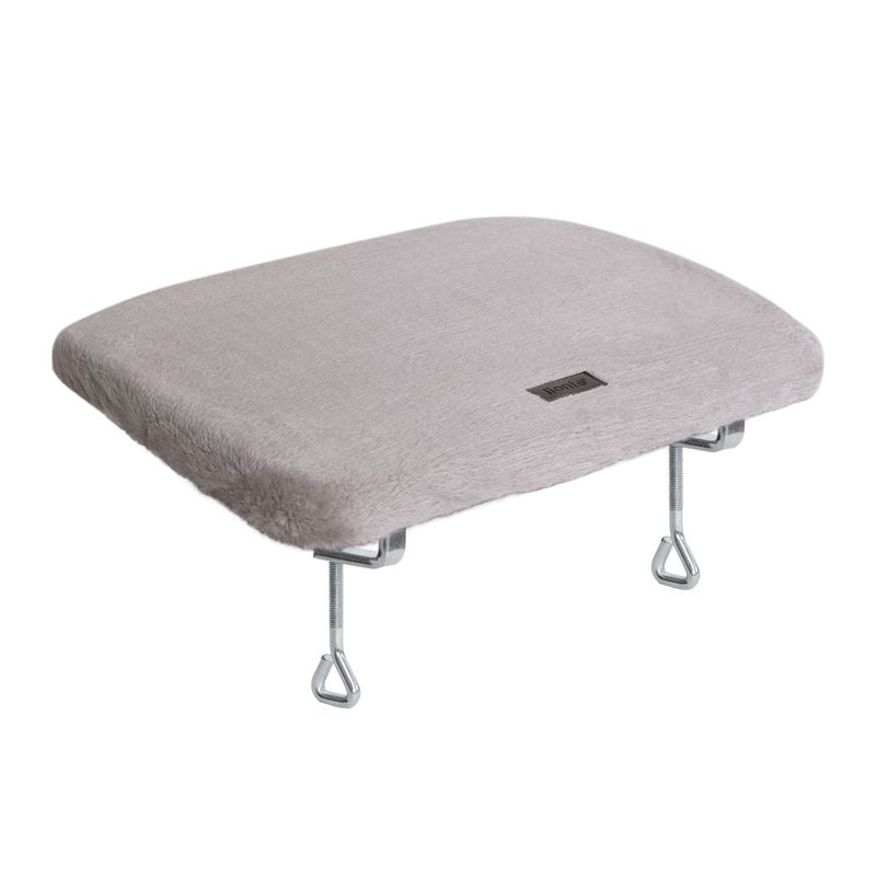 lionto Fensterliege für Katzen aus Plüsch, Montage ohne Bohren