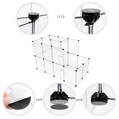 lionto enclos rongeur modulable intérieur extérieur avec panneaux lavables