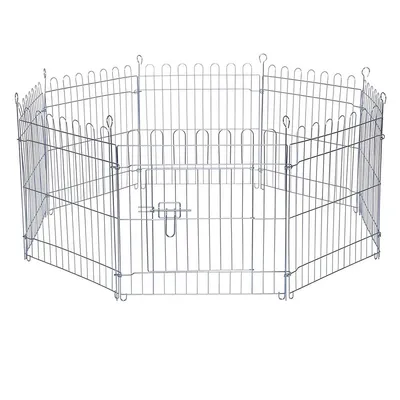 lionto enclos pour petits animaux, parc extérieur modulable en métal