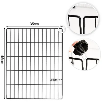 lionto enclos métal pour petits animaux, modulable intérieur/extérieur