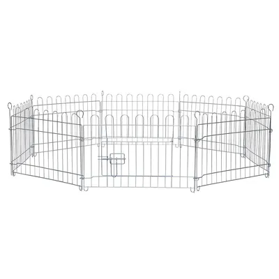 lionto enclos pour petits animaux, parc extérieur modulable en métal