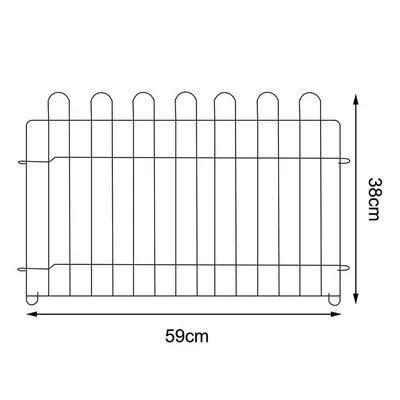 lionto enclos pour petits animaux, parc extérieur modulable en métal