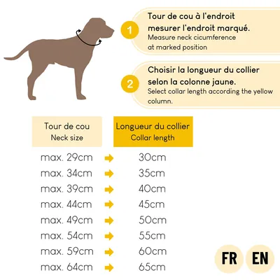 lionto collier pour chien en nylon robuste avec stoppeur de traction