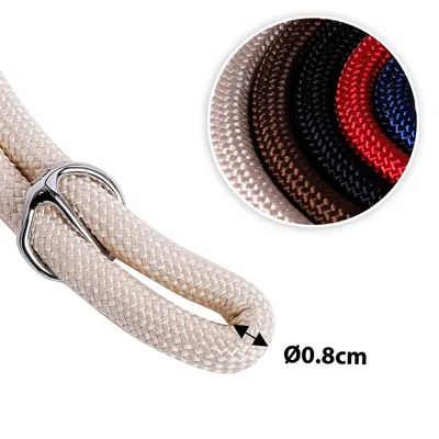 lionto collier pour chien en nylon robuste avec stoppeur de traction