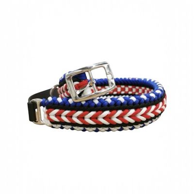 FranceCroquettes Collier artisanal paracorde "ceremonie"  pour chien