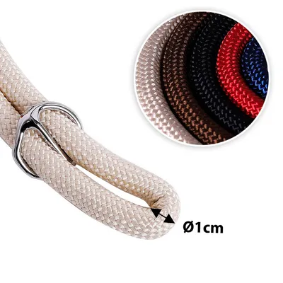 lionto collier pour chien en nylon robuste avec stoppeur de traction
