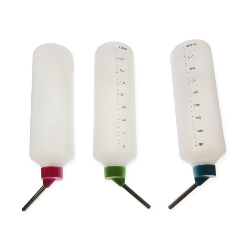 animallparadise - Un lot de deux biberons en plastique 450ml pour chinchill