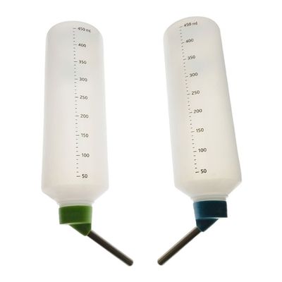 animallparadise - Un lot de deux biberons en plastique 450ml pour chinchill