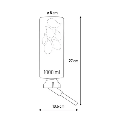 Biberon Sippy  1 litre pour rongeur