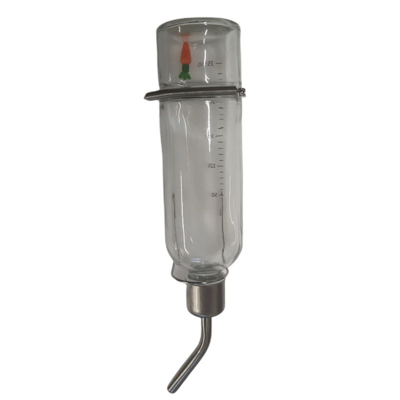 animallparadise - Biberon à eau en verre . contenance 355 ml. pour rongeurs