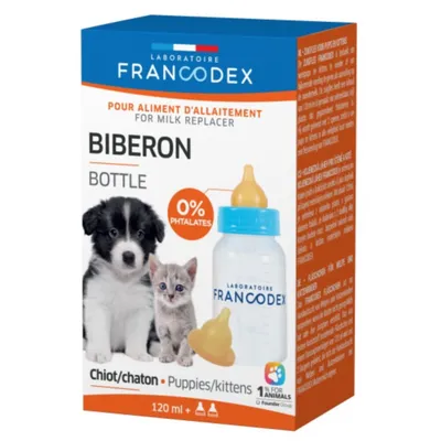 Biberon 120 ml Pour Chiots et Chatons Biberon 120 ml Pour Chiots et Chatons