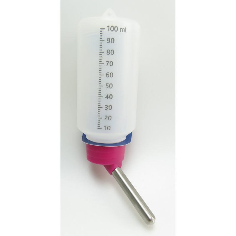 Biberon de 100 ml en plastique pour Hamsters, gerbilles coloris aléatoires