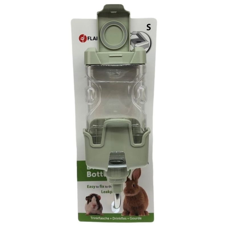 animallparadise - Biberon Jora 800 ml 10 x 13 x 29 cm vert pour rongeurs.