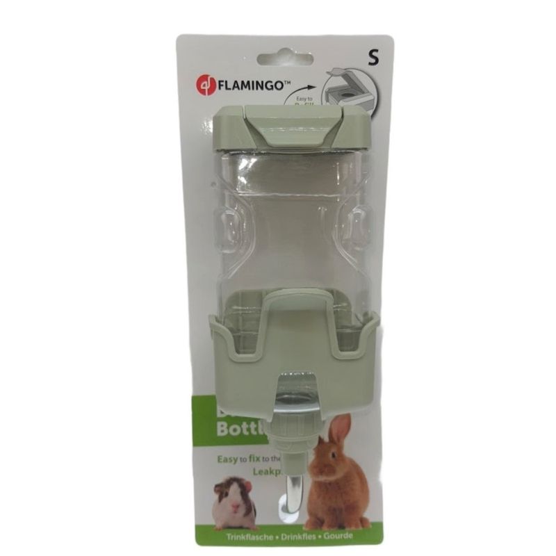 animallparadise - Biberon Jora 800 ml 10 x 13 x 29 cm vert pour rongeurs.