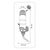 Flamingo - Biberon HUX gris 600 ML pour rongeur