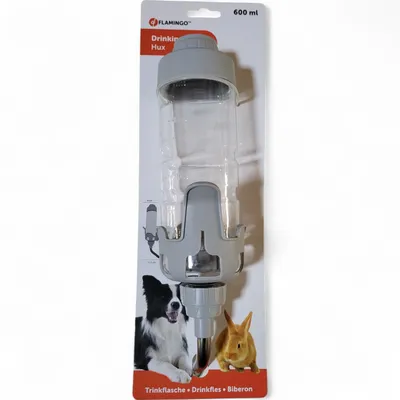 Biberon HUX gris 600 ML pour rongeur Biberon HUX gris 600 ML pour rongeur