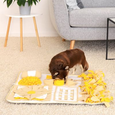 lionto Schnüffelmatte für Hunde, Anti-Stress und mentale Beschäftigung