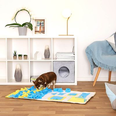 lionto Schnüffelmatte für Hunde, Anti-Stress und mentale Beschäftigung