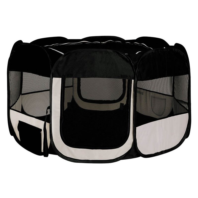 lionto parc chiot pliable tissu Oxford avec système pop-up aéré solide